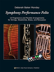 Symphony Performance Folio Percussion string method book cover